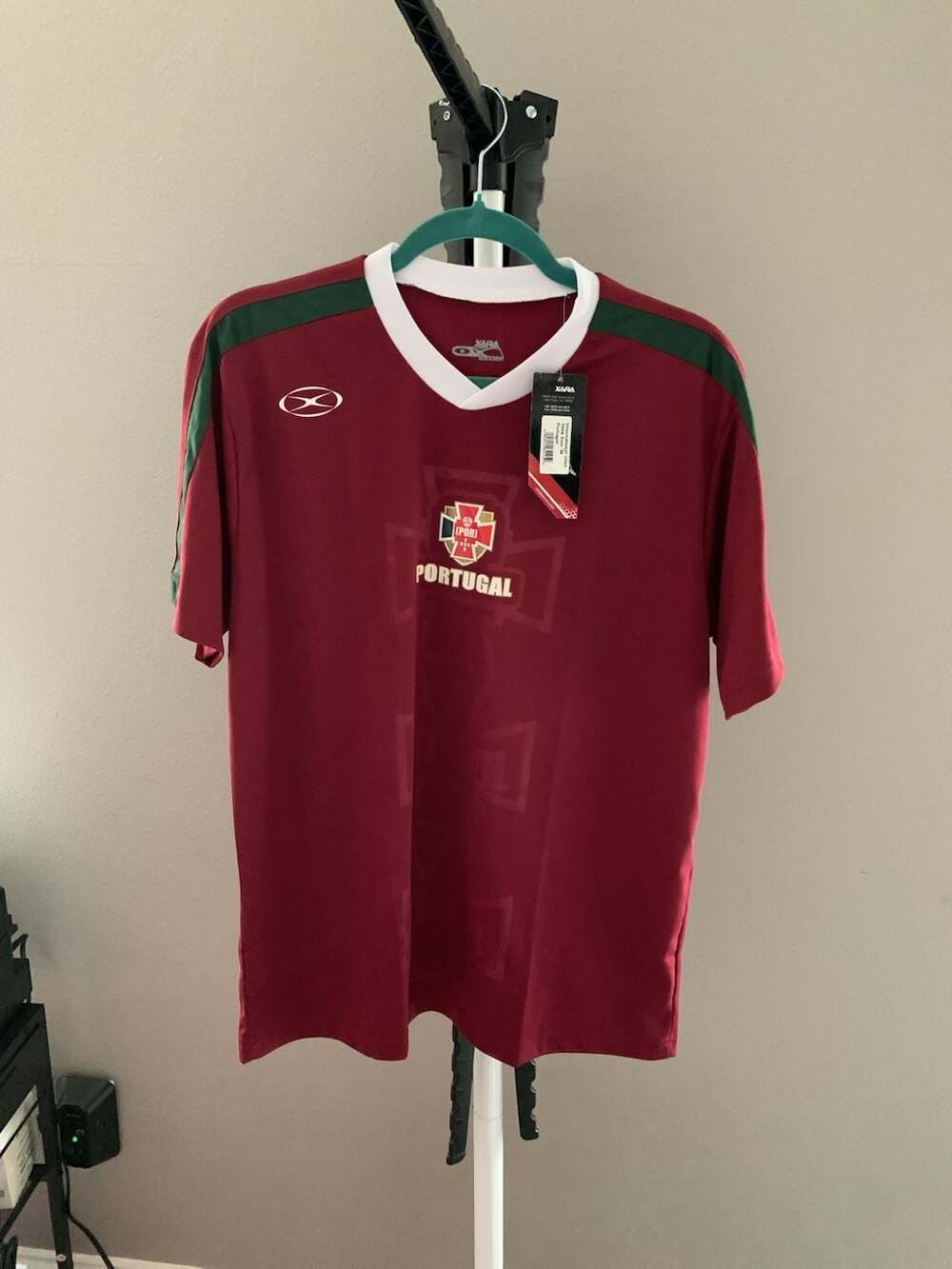 Xara Portugal International Soccer Jersey 1094